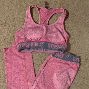 Gymshark Pink Marl Flex set